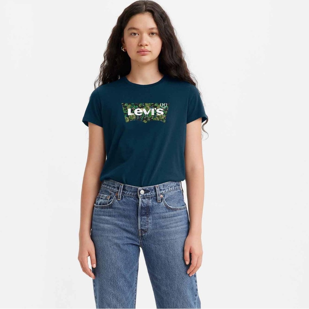 Levi's Navy and Olive Graphic Tee